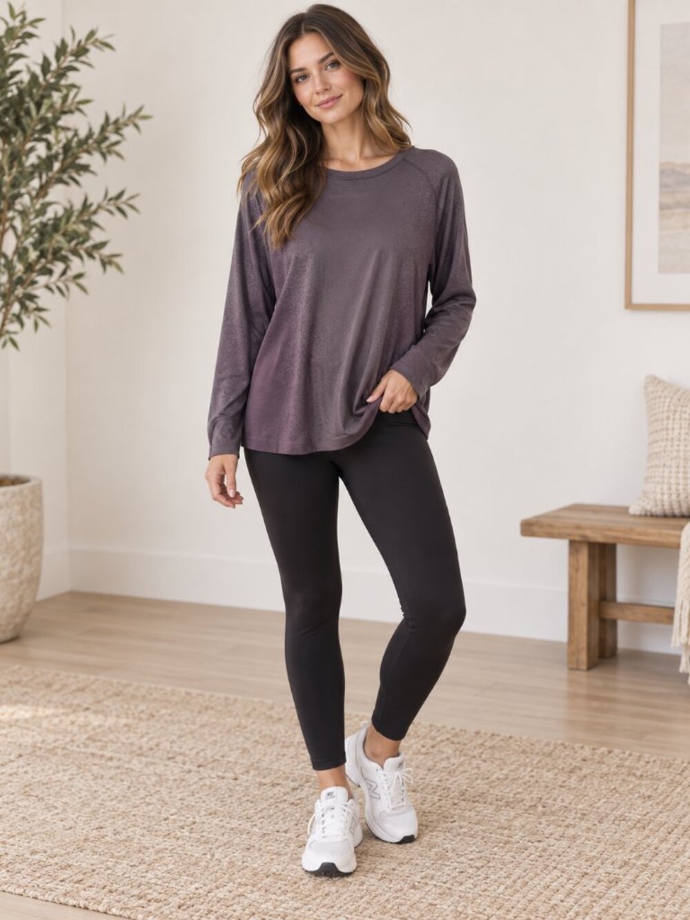 Athleta Momentum Seamless Long Sleeve Top